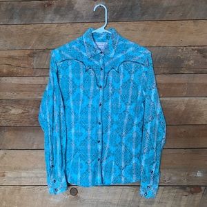 Panhandle Slim Western Button-Down Blouse